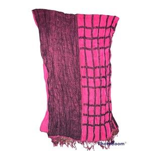 Arden B pink black scarf wrap